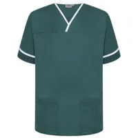 “Smart” Scrubs Top – UNISEX Trimmed Medical Scrubs Tunic – 18 Colours (BJS-NSTT) - Image 4