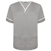 “Smart” Scrubs Top – UNISEX Trimmed Medical Scrubs Tunic – 18 Colours (BJS-NSTT) - Image 6
