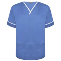 “Smart” Scrubs Top – UNISEX Trimmed Medical Scrubs Tunic – 18 Colours (BJS-NSTT) - Image 7