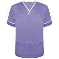 “Smart” Scrubs Top – UNISEX Trimmed Medical Scrubs Tunic – 18 Colours (BJS-NSTT) - Image 8