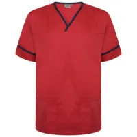 “Smart” Scrubs Top – UNISEX Trimmed Medical Scrubs Tunic – 18 Colours (BJS-NSTT) - Image 14