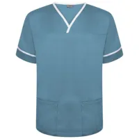 “Smart” Scrubs Top – UNISEX Trimmed Medical Scrubs Tunic – 18 Colours (BJS-NSTT) - Image 16