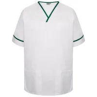 “Smart” Scrubs Top – UNISEX Trimmed Medical Scrubs Tunic – 18 Colours (BJS-NSTT) - Image 17