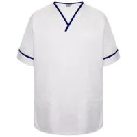 “Smart” Scrubs Top – UNISEX Trimmed Medical Scrubs Tunic – 18 Colours (BJS-NSTT) - Image 18